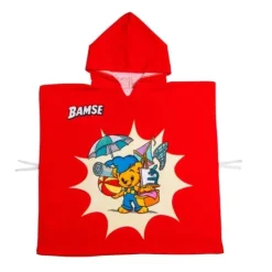 Swimpy Badponcho Bamse Stranden