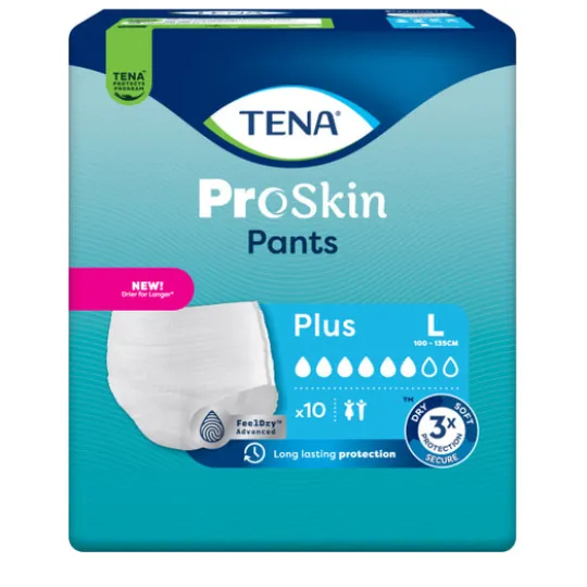 TENA Pants Plus Byxskydd L 10 st