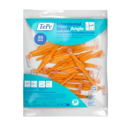 TePe Angle Vinklad Mellanrumsborste 0,45 mm Orange 20-pack