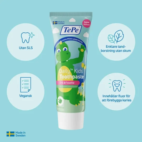 TePe Daily Kids Tandkräm 75 ml