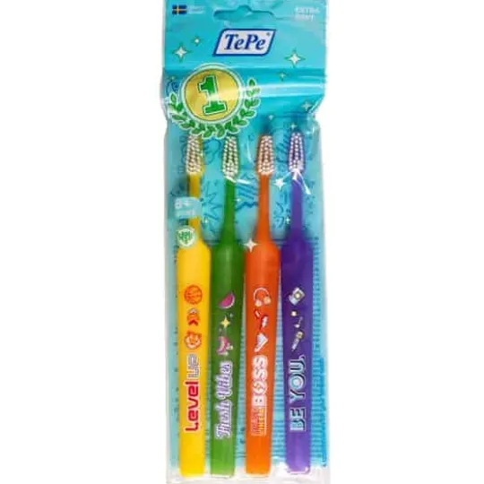 TePe Kids Extra Soft Tandborste 4 st