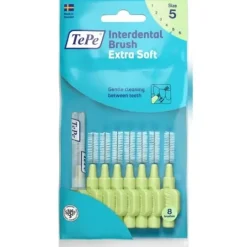 TePe Mellanrumsborste Extra Soft 0,8 mm Grön 8 st