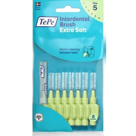 TePe Mellanrumsborste Extra Soft 0,8 mm Grön 8 st