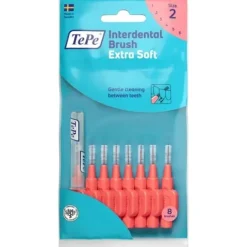 TePe Mellanrumsborste Extra Soft 0,5 mm Röd 8 st