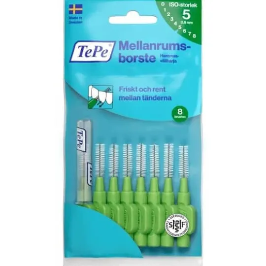 TePe Mellanrumsborste Original 0,8 mm Grön 8 st