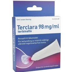 Terclara 98 mg/ml 5 milliliter Kutan lösning