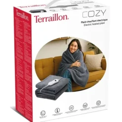 Terraillon Värmefilt Cozy Dark Grey 160 x 120 cm