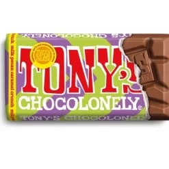 Tony's Chocolonely Milk Chocolate Pecan Caramel Crunch 90 g