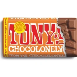Tony's Chocolonely Milk Chocolate Caramel Sea salt 90 g