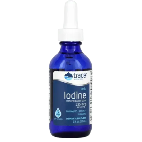 Trace Minerals Liquid Ionic Iodine from Potassium Iodide (225 mcg) 59 ml