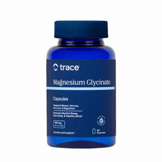 Trace Minerals Magnesium Glycinate 120 mg 90 kapslar