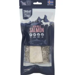 Treateaters Iceland Salmon Skin Rolls 3-pack