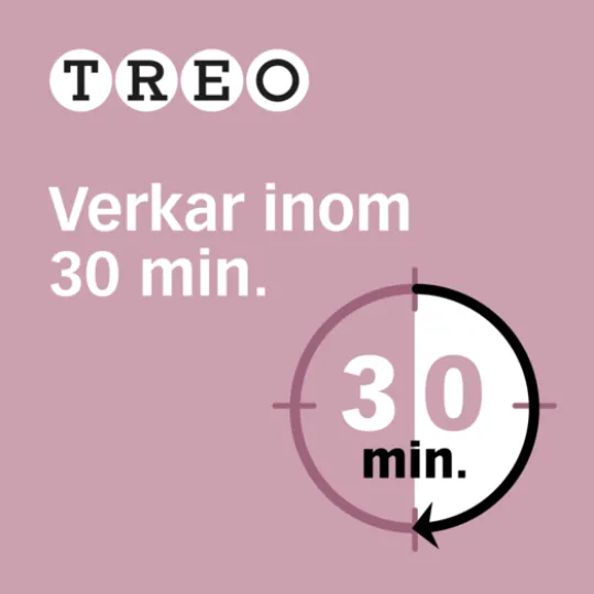 Treo Hallon, brustablett 500 mg/50 mg 3 x 20 st