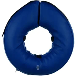 Trixie Hundkrage Uppblåsbar M 40-45 cm Blå