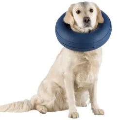 Trixie Hundkrage Uppblåsbar S 24-31 cm Blå