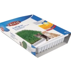 Trixie Kattgräs vitaminberikad med odlingslåda 100 g