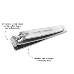 Tweezerman Stainless Steel Fingernail Clipper