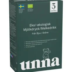 Unna Ekologisk Mjölkdryck steg 3 600 g