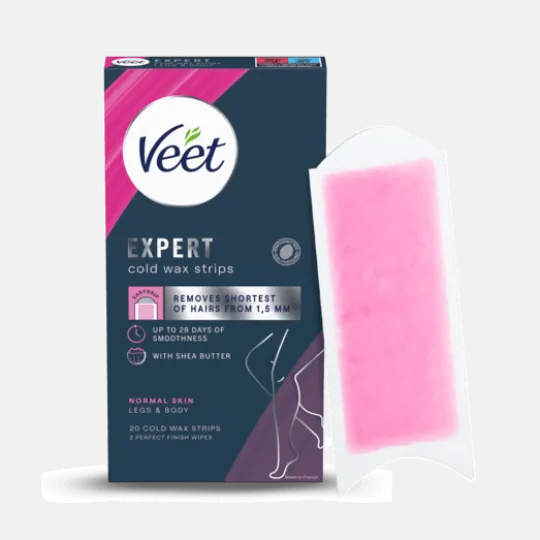 Veet Expert Wax Strips Ben & Kropp Normal Hud 20 st