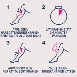 Veet Pure Hårborttagningskräm Ben & Kropp Normal Hud 200 ml