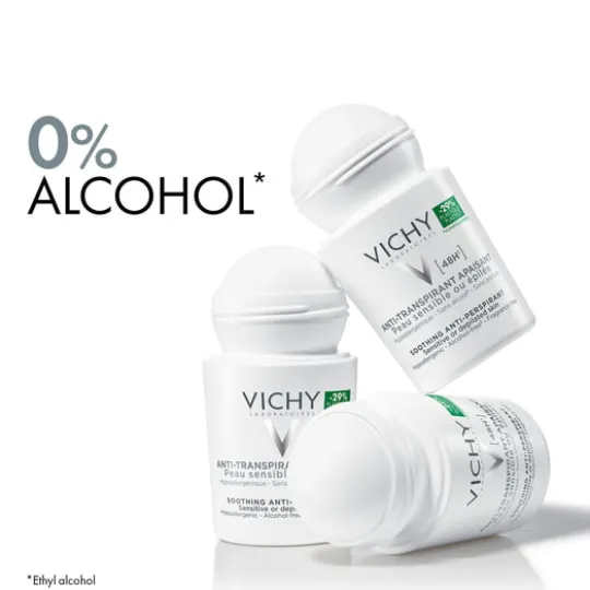 Vichy Deodorant Antiperspirant Roll On 48H White 50 ml