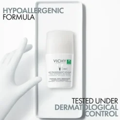 Vichy Deodorant Antiperspirant Roll On 48H White 50 ml