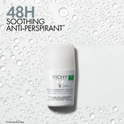 Vichy Deodorant Antiperspirant Roll On 48H White 50 ml