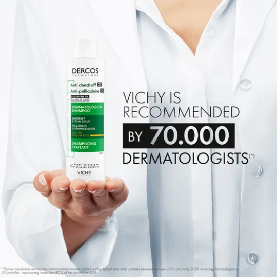 Vichy Dercos Anti-Dandruff Mjällschampo Torrt hår 200 ml