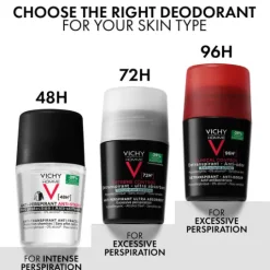 Vichy Homme Anti-Stains Deodorant 48H 50 ml