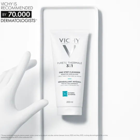 Vichy Pureté Thermale 3-in-1 One step Cleanser Sensitive Skin 200 ml