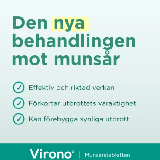 Virono 50 mg häftande buckaltablett 1 st
