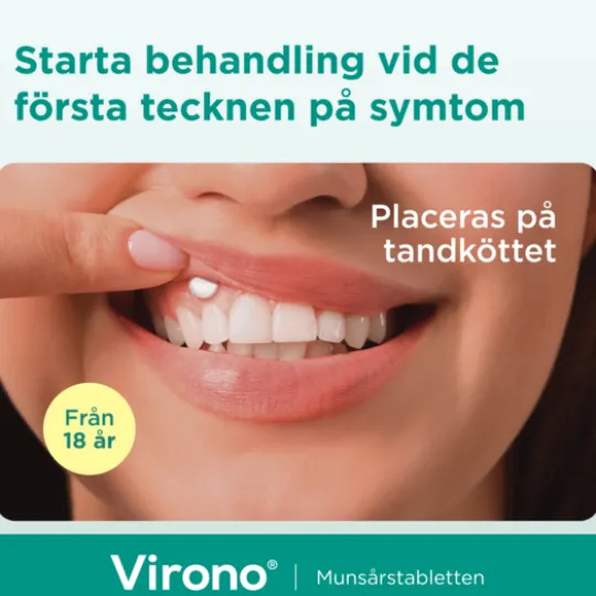Virono 50 mg häftande buckaltablett 1 st