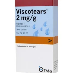 Viscotears, ögongel i endosbehållare 2 mg/g 30 x 0,6 ml