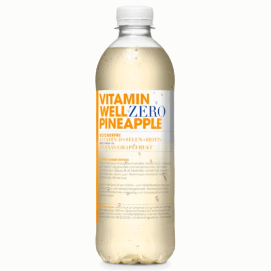 Vitamin Well Sockerfri Pineapple 500 ml
