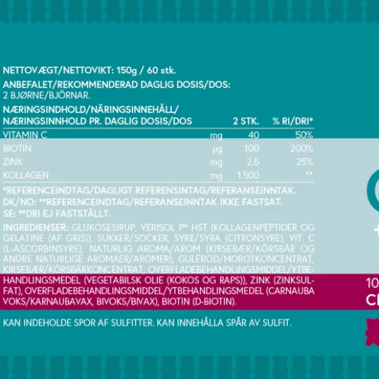 VitaYummy Collagen Cherry 60 gummies