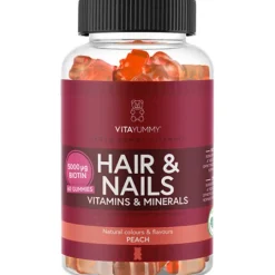 VitaYummy Hair & Nails Peach 60 gummies