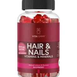 VitaYummy Hair & Nails Raspberry 60 gummies