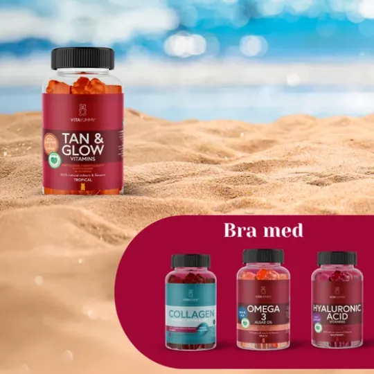 VitaYummy Tan & Glow Tropical 60 gummies