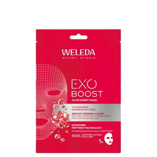 Weleda Exo Boost Glow Sheet Mask Pomegranate 20 ml
