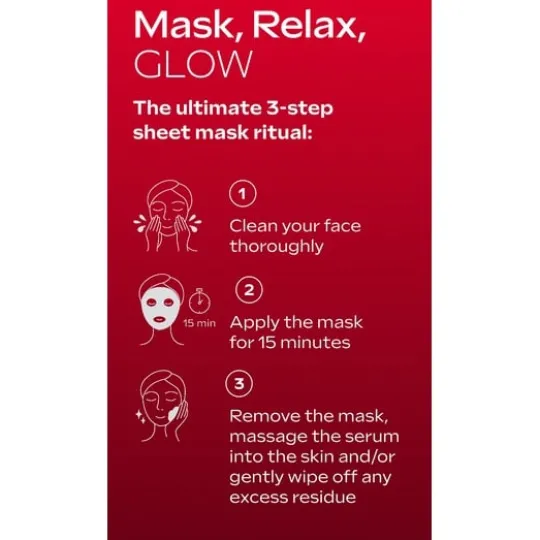 Weleda Exo Boost Glow Sheet Mask Pomegranate 20 ml