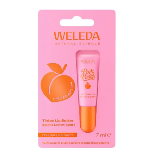 Weleda Pink Peach Lip balm Limited Edition 7 ml