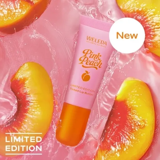 Weleda Pink Peach Lip balm Limited Edition 7 ml