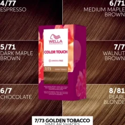 Wella Color Touch Deep Brown Golden Tobacco 7/73 130 ml