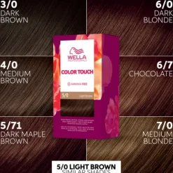 Wella Color Touch Kit 5/0 Light Brown 130 ml