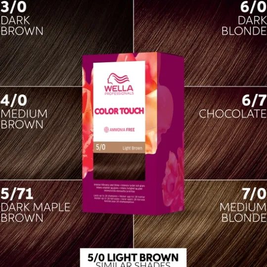 Wella Color Touch Kit 5/0 Light Brown 130 ml