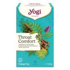 YogiTea Throat Comfort KRAV 17 tepåsar