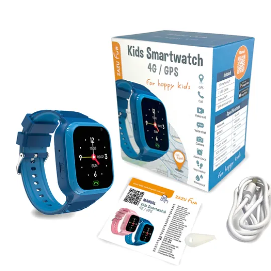 Zazu Smartwatch 4G för barn Blå