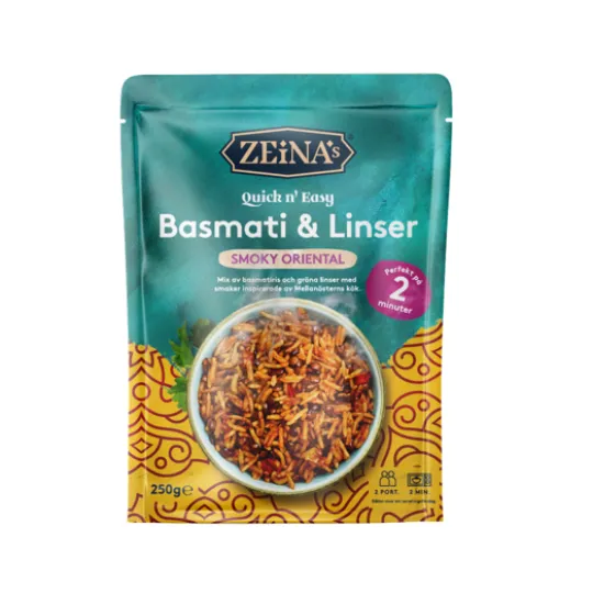Zeinas Basmati & Linser Smoky Oriental Quick n' Easy 250 g