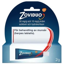 Zoviduo Munsårskräm 50 mg/g + 10 mg/g 2 g